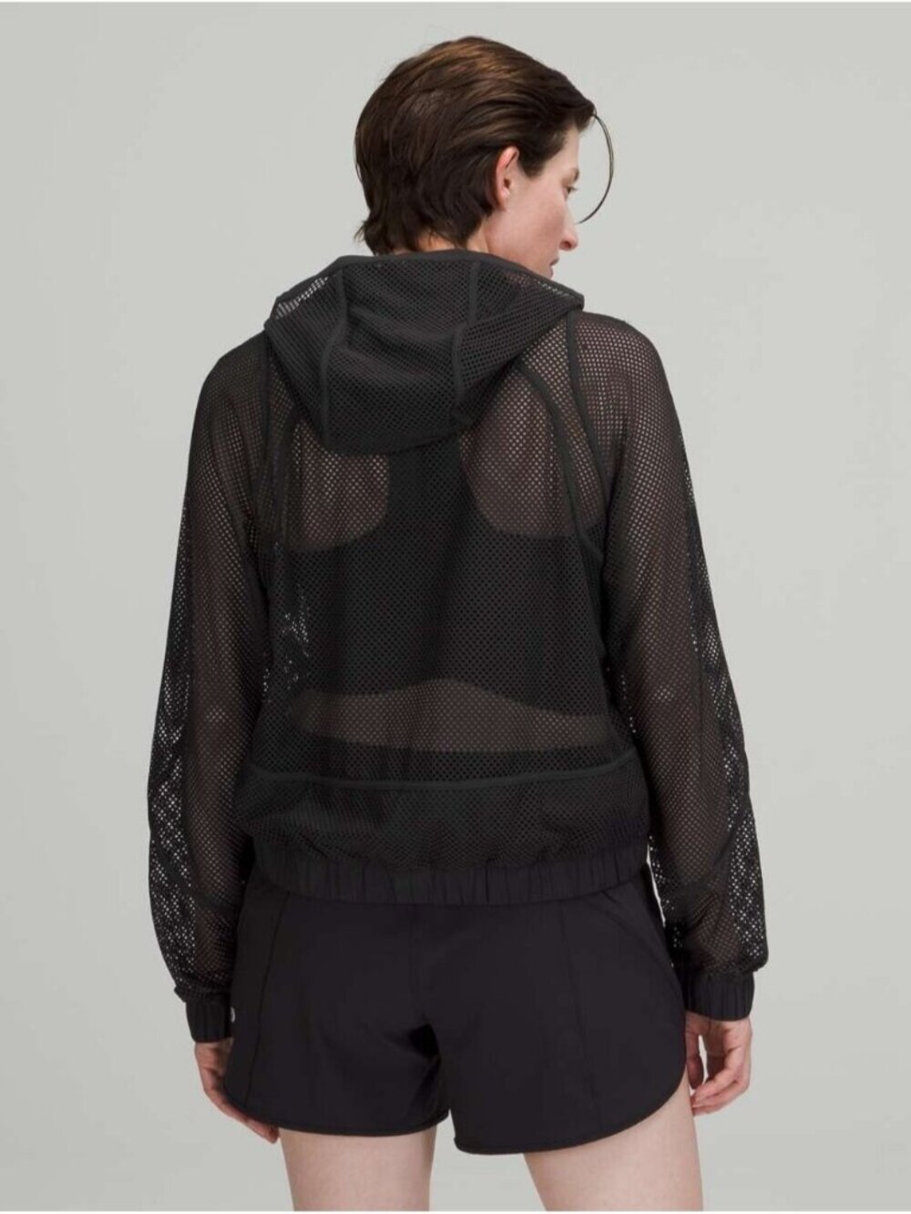 Lululemon Relaxed Fit Mesh Jacket Black